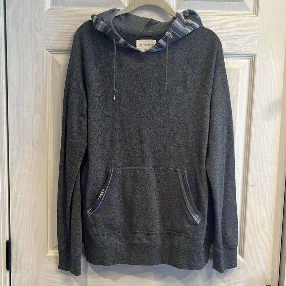 On the BYAS brand size S pullover hoodie